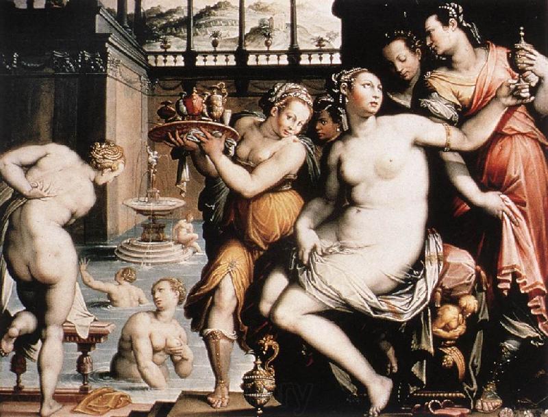 ZUCCHI, Jacopo The Toilet of Bathsheba qwr France oil painting art